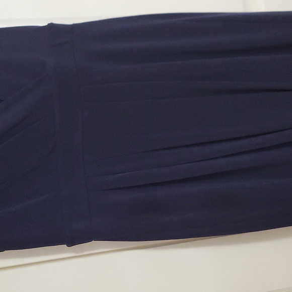 Navy v neck sleeveless dress size 10 - Picture 5 of 6